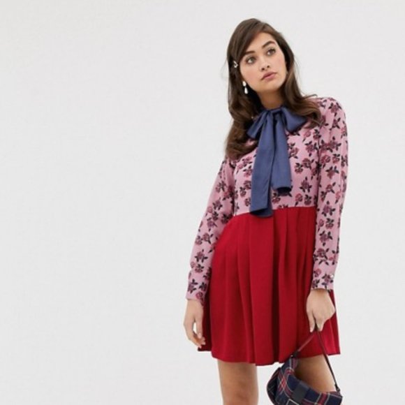 Sister Jane Dresses & Skirts - Sister Jane Pussybow Floral Dress